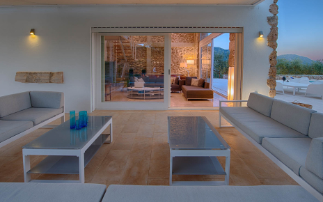 Chill out area in the evening